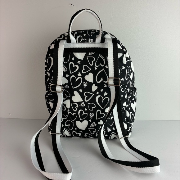 Brighton Endless Love Small Black & White Backpack NWOT - Picture 2 of 5